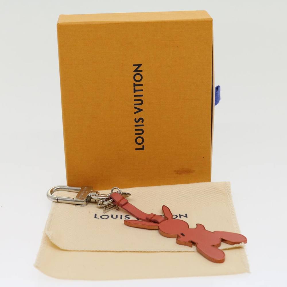 LOUIS VUITTON Jeff Coons Rabbit Charm Pink M62733 LV Auth 30505A - Picture 11 of 11